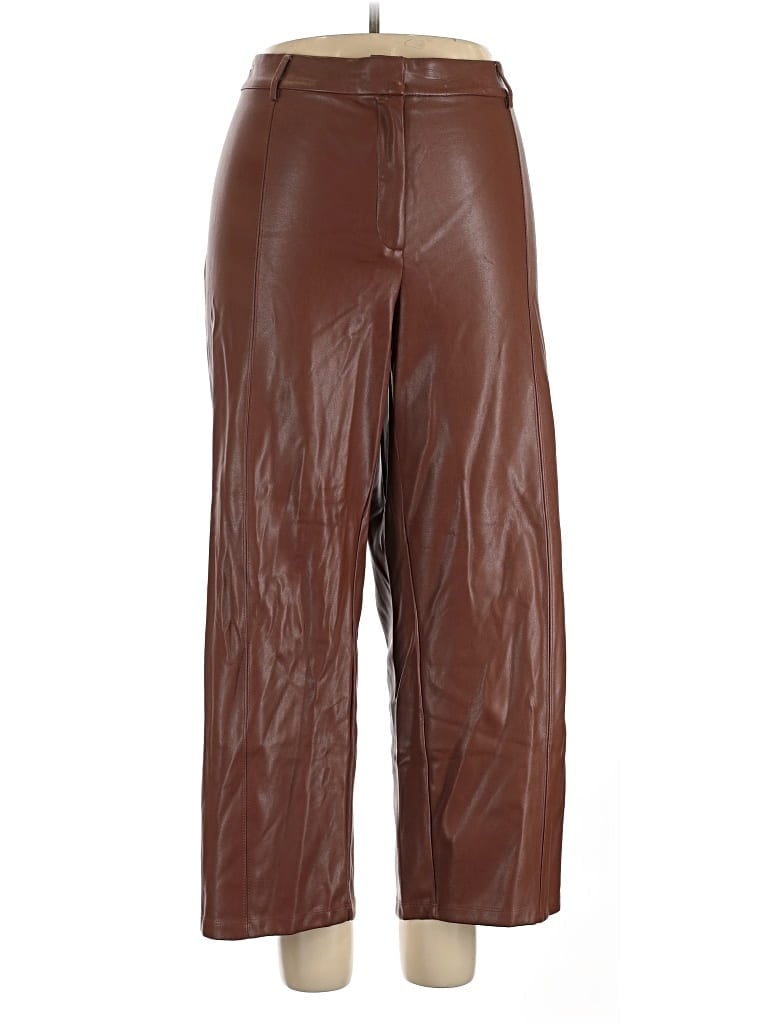 Pre-owned Avec Les Filles Casual Pants In Brown