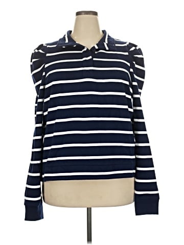 Crown & Ivy Long Sleeve Polo (view 1)