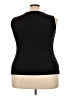 JM Studio 100% Polyester Black Sleeveless Blouse Size 2X - photo 2