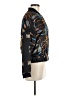 Zara Basic Graphic Blue Black Jacket Size M - photo 4