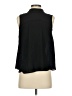 Zara Basic Black Sleeveless Button-Down Shirt Size XS - photo 2