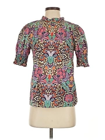 Liberty Art Fabrics for J.Crew Short Sleeve Blouse (view 1)