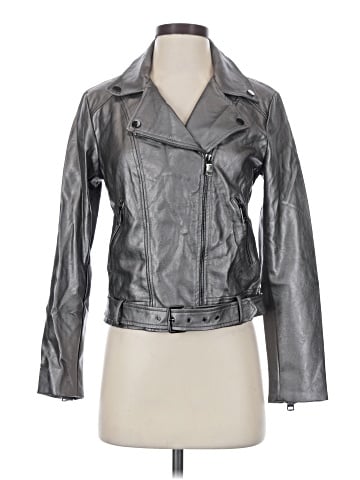 Elodie Faux Leather Jacket (view 1)