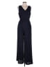 Nina Leonard Tweed Blue Jumpsuit Size L - photo 1