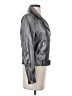 Elodie Gray Faux Leather Jacket Size S - photo 4
