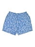 Lands' End 100% Cotton Print Blue Shorts Size L - photo 1