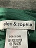 Alex & Sophia Metallic Silver Cocktail Dress Size 0 - photo 4