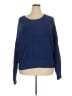 Gap 100% Cotton Solid Blue Pullover Sweater Size XXL - photo 1