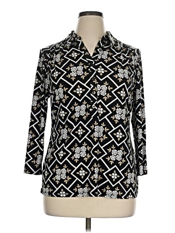 Charter Club 3/4 Sleeve Blouse (view 1)