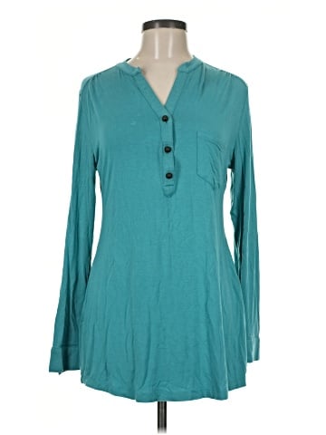 Soft Surroundings Long Sleeve Henley (view 1)