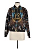 Zara Basic Graphic Blue Black Jacket Size M - photo 1