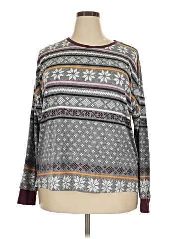 Simply Vera Vera Wang Long Sleeve T-Shirt (view 1)