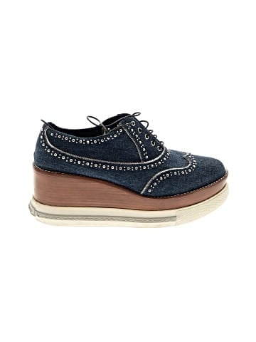 Miu Miu Wedge Platform Oxfords (view 1)