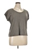 Pull&Bear Gray Short Sleeve Top Size XL - photo 1