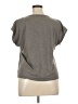 Pull&Bear Gray Short Sleeve Top Size XL - photo 2