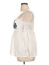 Iz Byer 100% Cotton White Sleeveless Blouse Size XL - photo 5