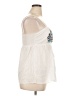 Iz Byer 100% Cotton White Sleeveless Blouse Size XL - photo 4