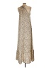 Flawless 100% Polyester Animal Print Tan Casual Dress Size L - photo 2
