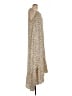 Flawless 100% Polyester Animal Print Tan Casual Dress Size L - photo 4
