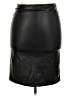 Zara Basic Solid Black Faux Leather Skirt Size XXL - photo 1