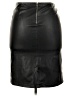 Zara Basic Solid Black Faux Leather Skirt Size XXL - photo 2
