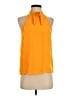 Victoria Beckham for Target 100% Polyester Orange Sleeveless Blouse Size XS - photo 1