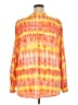 Calvin Klein 100% Polyester Tie-dye Orange Long Sleeve Blouse Size 2X - photo 2