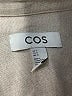 Cos 100% Linen Metallic Ivory Long Sleeve Button-Down Shirt Size 12 - photo 7