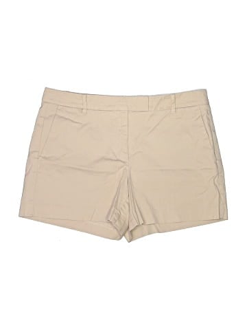 Ann Taylor Khaki Shorts (view 1)