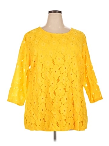 Monroe and Main 3/4 Sleeve Blouse (view 1)