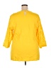 Monroe and Main Yellow 3/4 Sleeve Blouse Size 2X - photo 2