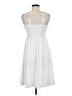 Unbranded Solid White Casual Dress Size M - photo 2