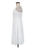 Unbranded Solid White Casual Dress Size M - photo 5