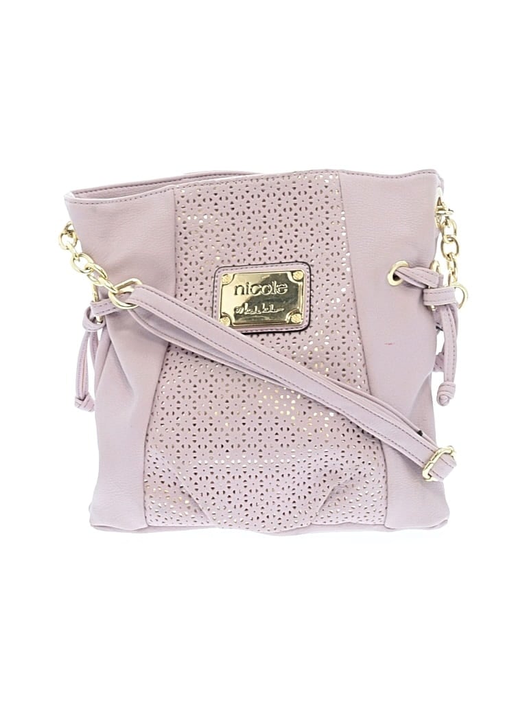 Pre-owned Nicole By Nicole Miller Crossbody Bag In Pink