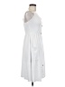 Unbranded Solid White Casual Dress Size M - photo 4