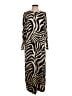 H&M 100% Polyester Animal Print Ivory Casual Dress Size S - photo 1