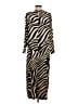 H&M 100% Polyester Animal Print Ivory Casual Dress Size S - photo 2