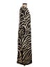 H&M 100% Polyester Animal Print Ivory Casual Dress Size S - photo 4