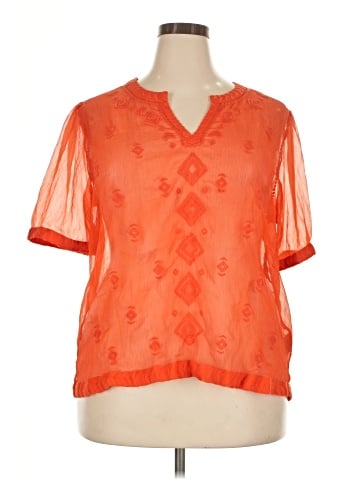 Old Navy Short Sleeve Blouse (view 1)