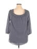 MICHAEL Michael Kors 100% Polyester Gray 3/4 Sleeve Blouse Size L - photo 2
