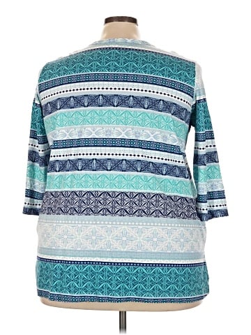 Woman Within 3/4 Sleeve T-Shirt (view 2)