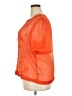 Old Navy 100% Polyester Orange Short Sleeve Blouse Size XXL - photo 5