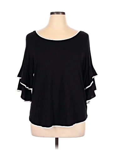 Cable & Gauge 3/4 Sleeve Top (view 1)
