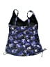 TYR Floral Blue Swimsuit Top Size 14 - photo 2