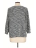 J.Jill Chevron-herringbone Gray Pullover Sweater Size L - photo 2
