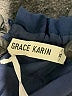 Grace Karin Solid Blue Casual Dress Size XL - photo 7