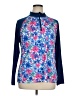 Reel Legends Floral Blue Pullover Sweater Size XL - photo 1