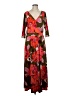 Curations Print Brown Casual Dress Size M (petite) - photo 1