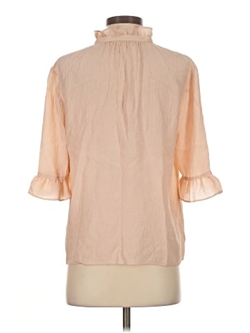 Rebecca Taylor 3/4 Sleeve Silk Top (view 2)
