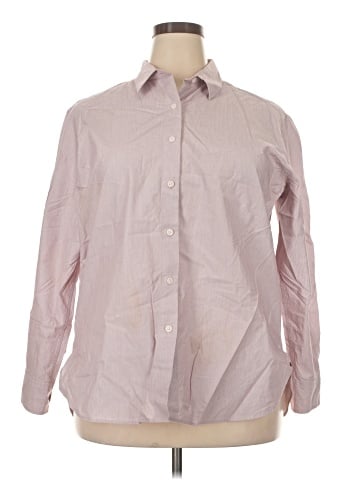 Uniqlo Long Sleeve Button-Down Shirt (view 1)